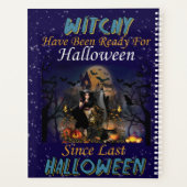 Witchy is klaar voor Halloween Planner (Achterkant)