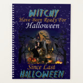 Witchy is klaar voor Halloween Planner (Voorkant)