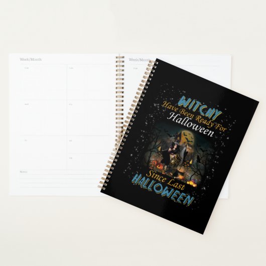 Witchy is klaar voor Halloween Planner (Display)