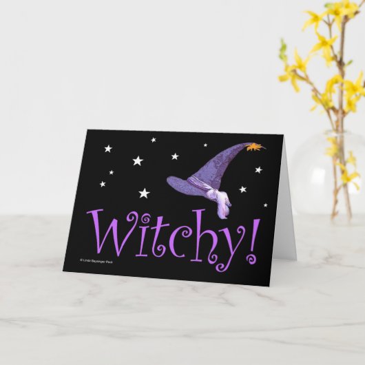 Witchy Kaart (Gele Bloem)