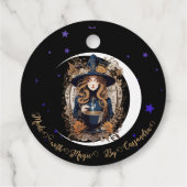 Witchy Keuken Gepersonaliseerd Bedankjes Labels (Achterkant)