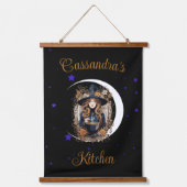 Witchy Keuken Gepersonaliseerd Hangend Wandkleed (Voorkant)