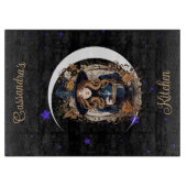 Witchy Keuken Gepersonaliseerd Snijplank (Voorkant)