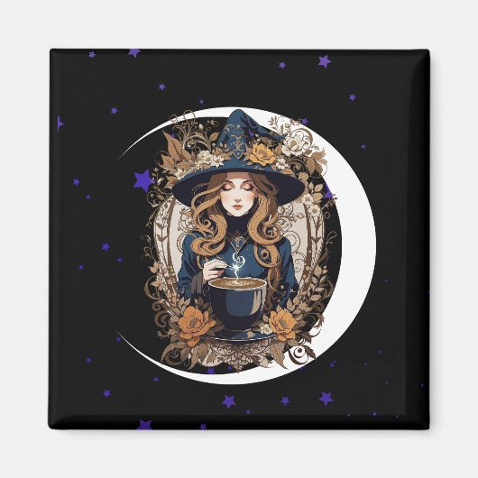 Witchy Kitchen Magneet (Voorkant)