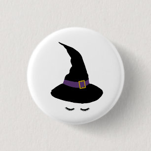 Witchy Lashes Ronde Button 3,2 Cm