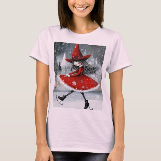 Witchy Little Christmas T-shirt (Voorkant)