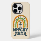 Witchy Mama Moeder Regenboog Groovy Halloween Case-Mate iPhone Case (Achterkant)