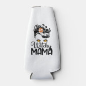 Witchy Mama, Scary Witch Mam Halloween Gifts Flesjeskoeler (Voorkant)