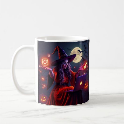 Witchy Marketing Magic Mug – Limited Edition Koffiemok (Links)