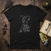 Witchy Minimal — Bad Witch Vibes Modern Line Art T-shirt