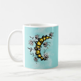 Witchy Moon Floral Boho Art Koffiemok