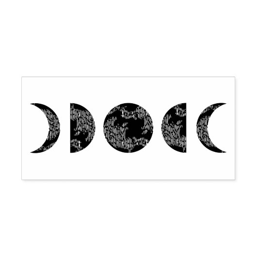 witchy moon phase stamp rubberstempel (Afrduk)