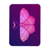 Witchy Moth Butterfly Paarse magische insect Magneet (Verticaal)