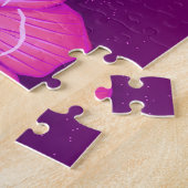 Witchy Moth Moon Paars Magical Insect Cottcore Legpuzzel (Zijkant)