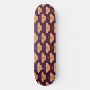 Witchy Moth Moon Paars Magical Insect Cottcore Persoonlijk Skateboard