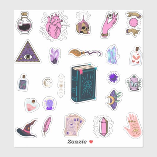 Witchy Multiple All in One Sticker (Vel)
