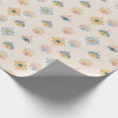 Witchy Mystical Boho Evil Eye Cadeaupapier (Hoek)