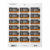 Witchy Night Halloween Adres Stickers (Full Sheet)