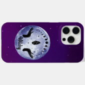 Witchy Night - Mystieke maanfasen Case-Mate iPhone Case (Achterkant (horizontaal))