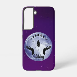 Witchy Night - Mystieke maanfasen Samsung Galaxy Hoesje