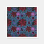 Witchy Nightshade Poinsettia Potions Découpage Servet (Voorkant)