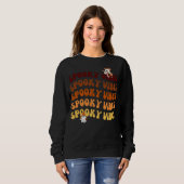 Witchy October Vibes Halloween T-shirt (Voorkant volledig)