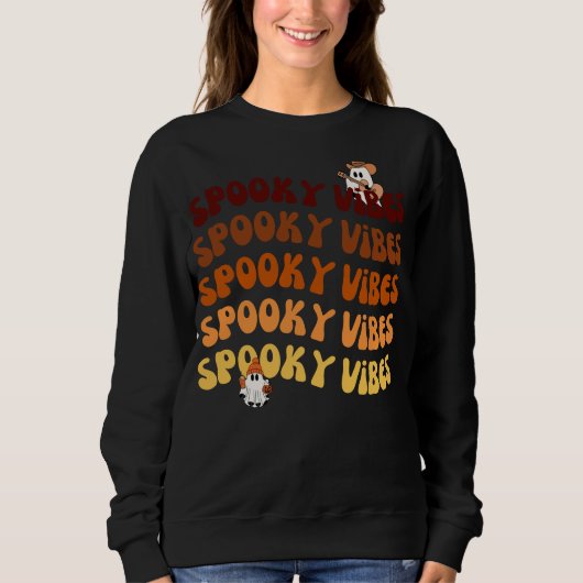 Witchy October Vibes Halloween T-shirt (Voorkant)