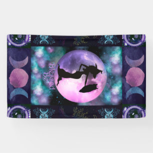 Witchy Paars, Book of shadows, Witch Owl Moon Spandoek