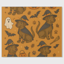 Witchy Paws & Pumpkin Howls Halloween Patroon