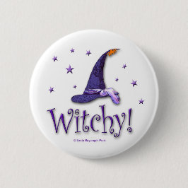 Witchy Pet Ronde Button 5,7 Cm