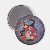 Witchy Poo Button Magnet (Voorkant / Achterkant)
