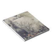 Witchy Potion Donkere Academia Esthetische Pompoen Notitieblok (Schuin)