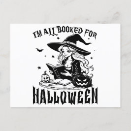 Witchy Reads: Ik ben helemaal klaar voor Halloween Briefkaart