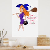 Witchy Redhead Thunder_Cove Poster (Keuken)