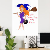 Witchy Redhead Thunder_Cove Poster (Thuiskantoor)