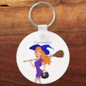 Witchy Redhead Thunder_Cove Sleutelhanger (Achterkant)