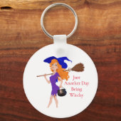 Witchy Redhead Thunder_Cove Sleutelhanger (Voorkant)