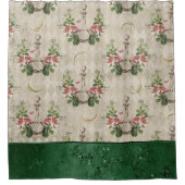 Witchy Romance | Apothecary Decanter Floral Douchegordijn (Voorkant)