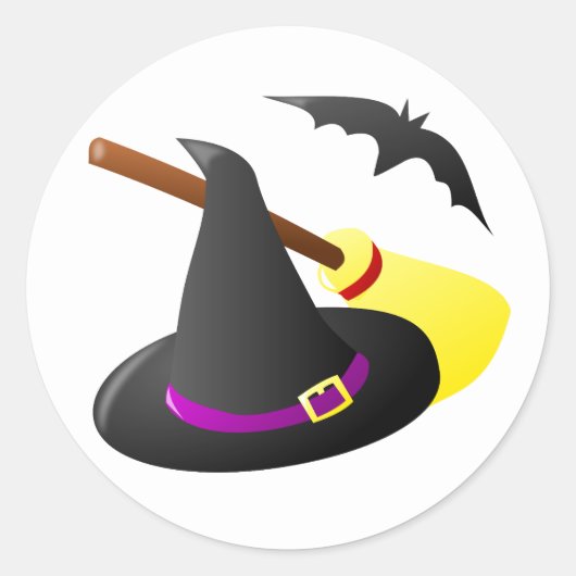 Witchy Ronde Sticker (Voorkant)
