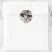 Witchy Ronde Sticker (Tas)