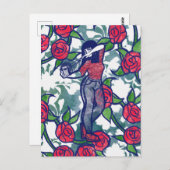 Witchy Roos Modern Witch Rozen Briefkaart (Voorkant / Achterkant)