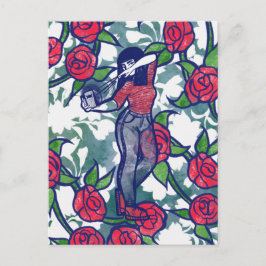 Witchy Roos Modern Witch Rozen Briefkaart