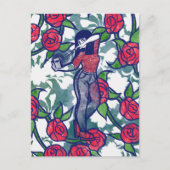 Witchy Roos Modern Witch Rozen Briefkaart (Voorkant)