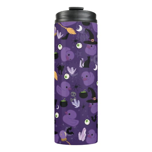 Witchy Rubber Ducks Thermische Tumbler Thermosbeker (Voorkant)