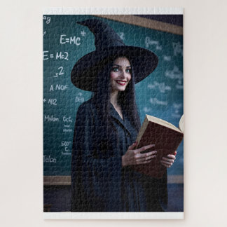 Witchy Science Teacher - Magisch klaslokaal Legpuzzel
