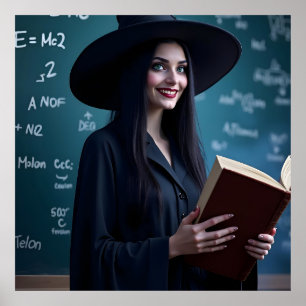 Witchy Science Teacher - Magisch klaslokaal Poster