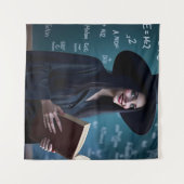 Witchy Science Teacher - Magisch klaslokaal Wandkleed (Voorkant (horizontaal))