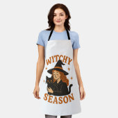 witchy-seizoen schort (Gedragen)