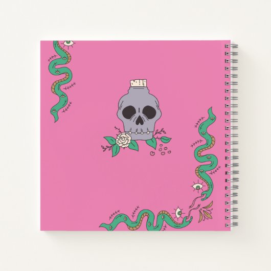 Witchy Shopping List Notitieboek (Achterkant)