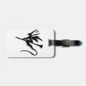 Witchy Silhouette Bagagelabel (Achterkant horizontaal)